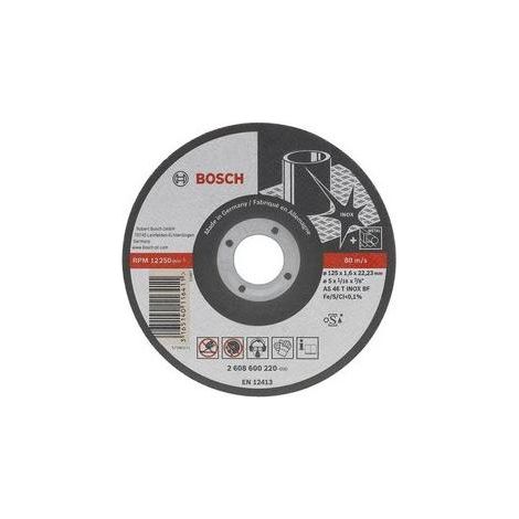Bosch Disco da taglio dritto Inox - Rapido Long Life A 60 W BF 41, 115 mm, 22.23 mm, 1.0 mod. 2608602220