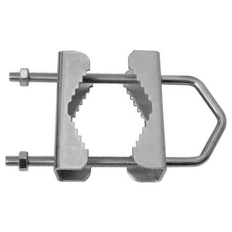 ÉTRIER DE FIXATION POUR MÂT D'ANTENNE DOUBLE