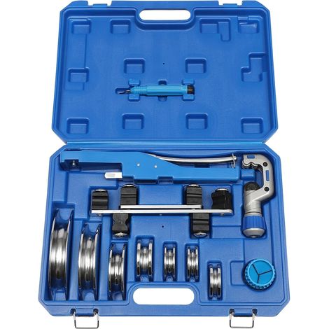HAUTOUR Cintreuse Tube Multicouche Manuelle, Cintreuse Tube Cuivre Jusqu'à 90°, Cintreuses Tuyaux à Cliquet 7 Matrices Outil Cintrage 6 à 22mm 1/4"-7/8", Pour Tuyauxs En Cuivre Aluminium (1/5)