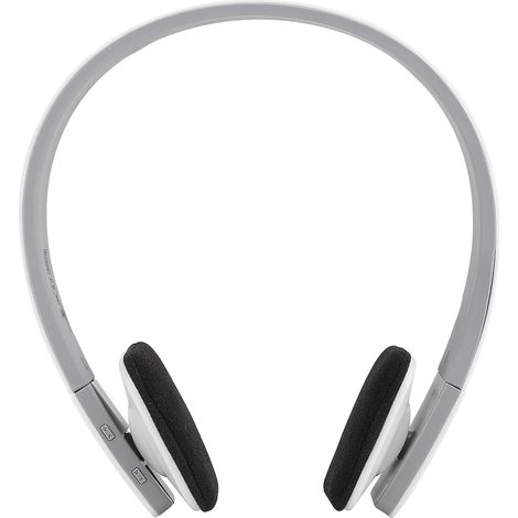 Casque audio stéréo sans fil Bluetooth BQ618 pour le sport, la course à pied et le fitness, avec basses puissantes et mains libres (blanc).