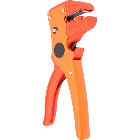 Pince à dénuder multifonction en acier bas carbone et plastique, outils de coupe et sertissage de câbles électriques (1/5)