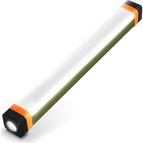 Magnetic Tent Light Bar, Rechargeable Magnetic Lamp, 4 Modes 5.5W, USB Rechargeable Camping Light with 3600mAh Power Bank, Emergency Light with Hook (1/4)