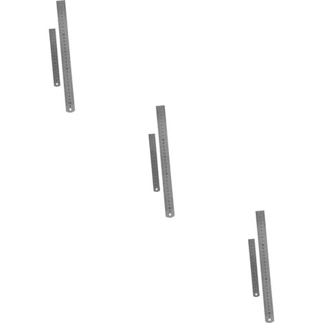 Lot de 3 règles graduées double face, dessin originales, règle mesure (1/5)
