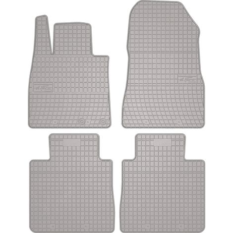 Alfombrillas de goma para coche: Nissan Note II hatchback (2012-) - color gris. (1/5)