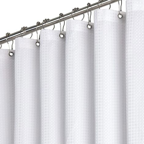 1 Rideau de douche,90x200 cm,Polyester gaufré,Anti-moisissure,Lourd,Salle de bain (1/5)