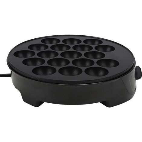 GARRYFIZH Takoyaki Machine, 18 Grille Ménage Takoyaki Poêle Pancake Ball Mini Électrique Takoyaki Cuisson Pan Puffs Pan DIY Petit Déjeuner Machine pour Boule Japonaise(EU) (1/5)