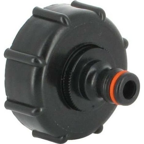 Raccord cuve eau S60X6 – Filetage femelle S60X6 – Embout mâle jardin Ø 16 mm – Compatible cuve 1000L pour arrosage 3/4 (1/5)