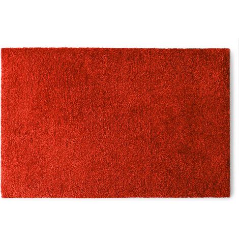 Paillasson Domenico Tapis de propreté élégant et pratique Rouge 50 x 80 cm (1/5)