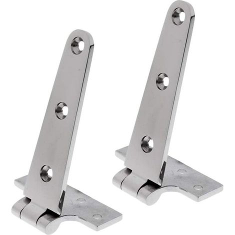 Lot de 2 charnières en T pour abri de yacht, abri de jardin, garage
