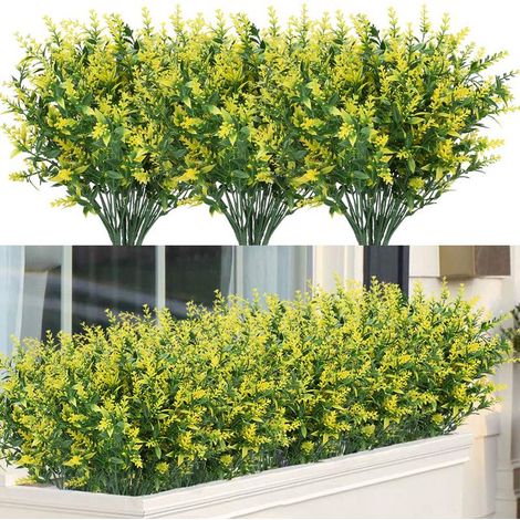 Lavande artificielle d'extérieur - Jaune-Online Store (1/5)