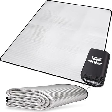 Mat Mat Mat Foam Floor Aluminum Waterproof Foldable Thermal Insulation Mat Camping Hiking Travel Picnic Outdoor