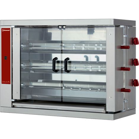 Rôtissoire gaz 3 x 6 poulets - Diamond (1/2)