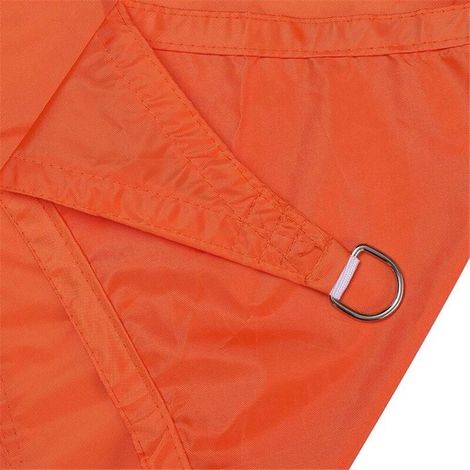 Voile D'ombrage Rectangulaire 2x4m Imperméable PES Toile Ombrage 98% UV Protection pour Jardin Terrasse Balcon Piscine Fête Extérieur, Orange (1/5)