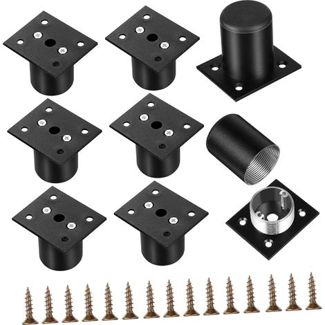 de meubles r glables en aluminium lot de 8 pour meuble TV (1/5)