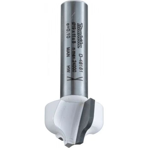 Makita Fresa per sporgenze e scanalature - 30,16x25,4x8 mm