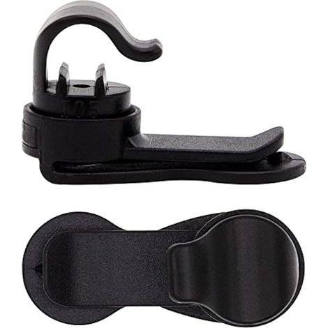 Clip Magnétique pour Hydratation, Vessie D'Hydratation Support de Tuyau MagnéTique Sac à Eau Tube Clip Poche à Eau Tuyau Clip pour Cyclisme en Plein Air Course, Noir (1/4)