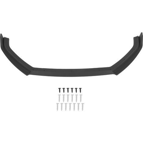 K·SEEK DESIGN 3-teiliger Frontstoßstangen-Spoilerlippensatz in Mattschwarz für VW Mk5 6C Facelift 2015-2017 (1/5)