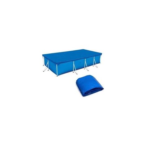Schwimmbadabdeckung, Schutzhülle für rechteckige Schwimmbecken, strapazierfähige, staubdichte Schwimmbadabdeckung für Aufstellbecken (260 x 170 cm / 8,53 x 5,58 Fuß) (1/4)