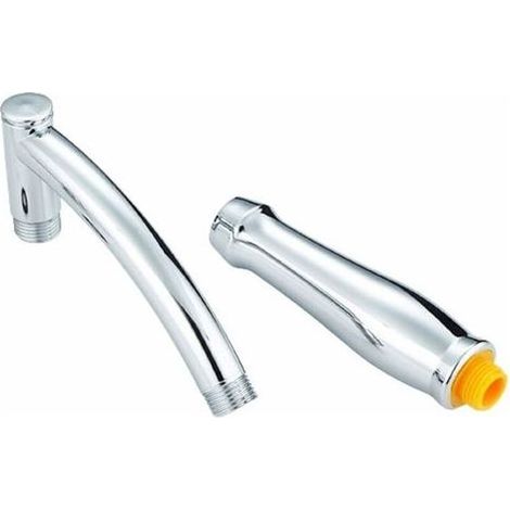 1 bras de rallonge de douche, réglable en angle et longueur, en ABS, pour pommeau de douche, salle de bain (1/4)
