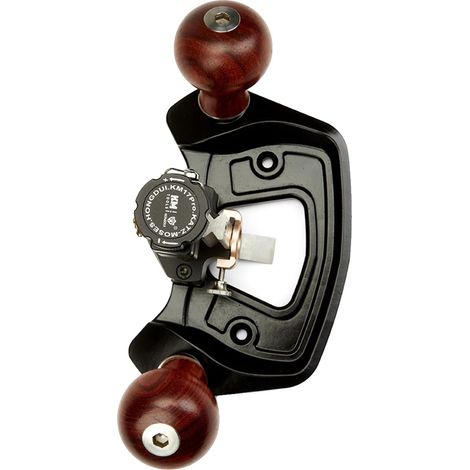 Plane à toupie, largeur de lame 0,5” (12,7 mm), profondeur de coupe jusqu'à 1,5” (38 mm), corps en acier à outils, guide réglable, conception à double lame (1/5)