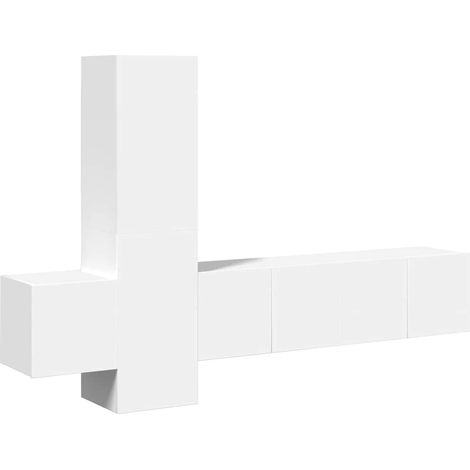 Maison Exclusive - Set de muebles de salón TV 5 piezas madera de (1/5)