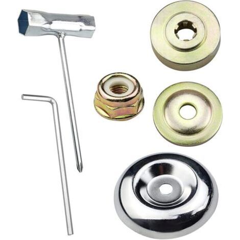 Bardusch - Kit Ecrou Tete Debroussailleuse Universelle Rechange Kit Fixation écrou Lame Boîte pour Jardin Tondeuse à Gazon Brosse Cutter, 6 Pièces (1/5)