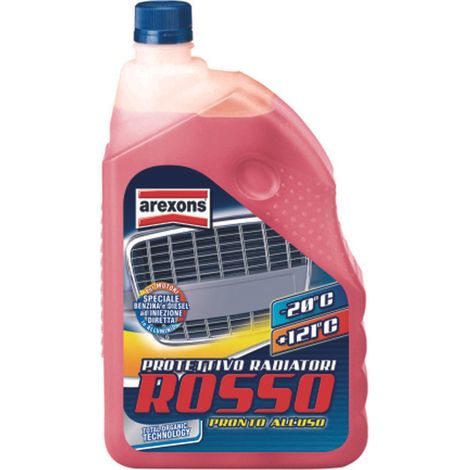 Liquido protettivo antigelo per radiatori rosso - lt.2