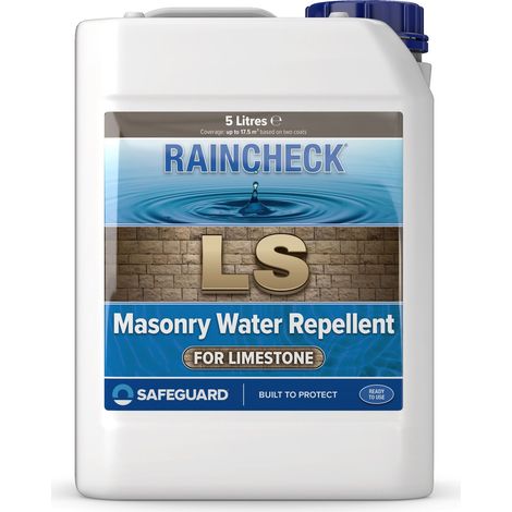 Raincheck Limestone - Masonry Water Repellent for Limestone (1/3)