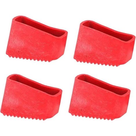 Lot de 4 pieds antidérapants en caoutchouc, pieds d'échelle, pieds d'échelle antidérapants, pieds en caoutchouc antidérapants pour pieds d'échelle (1/4)