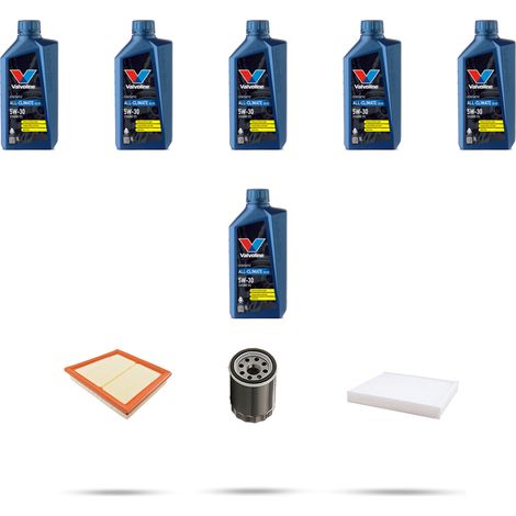 Kit tagliando 3 FILTRI e 6L OLIO compatibile con Land Rover Evoque (L538) 2.0 177kw dal 2011 (1/5)