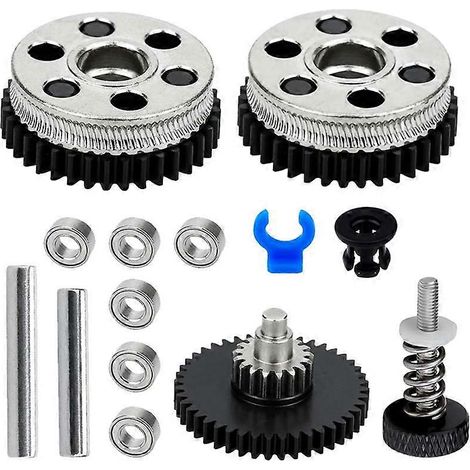 HGX2.0 Schrägverzahnungs-Extruder-Zahnradsatz, Untersetzungs-Doppelzahnrad für CR10/CR10S/Ender3/V2 3D-Druckerzubehör (1/5)