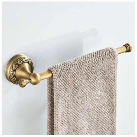 Porte-Serviettes Classique, 11.42x2.95inch Serviette Murale unipolaire en Laiton Porte-Serviettes de Salle de Bain pour Mettre des vêtements de Serviette Papier Toilette (1/4)