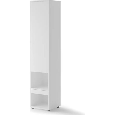 Lenart mobile BC 07 colonna verticale camera da letto cm46x45x217h biaco opaco (1/4)
