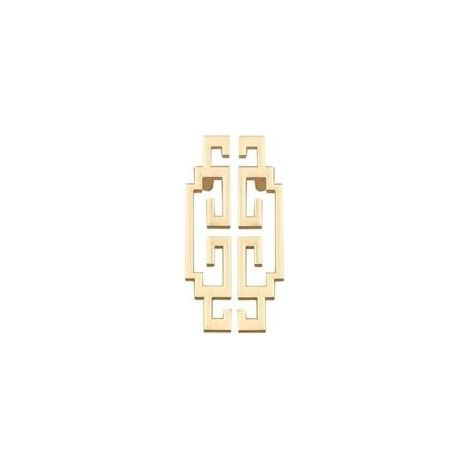 Ede CSPARKV Lot de 2 poignes de cuisine dores, entraxe de 64 mm, poignes de meubles dores brillantes pour armoire, commode, salle de bain, cuisine, chambre, tiroir (vis incluses)
