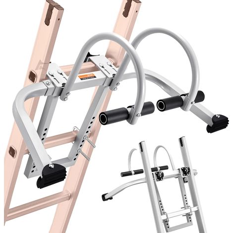 Stabilisateur de Échelle, Acier Durable, S'adapte à une Largeur de Marche de 11,02 Pouces, Compatibilité avec Échelles Carrées, Caractéristiques de Stabilité Améliorées, Design Antidérapant (1/5)