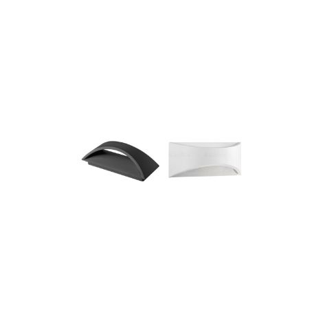 Applique façade LED 8W - Extérieur IP54 - Aluminium Graphite - 4000K (1/5)
