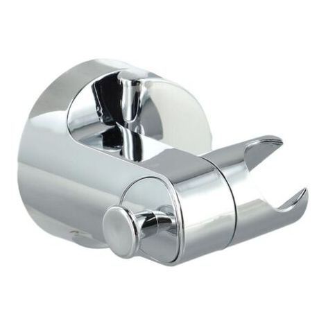 Support de Douche Ventouse,Support Pommeau de Douche Sans Percage,Angle Réglable Argent