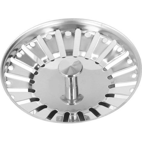 bouchon de crépine d'évier Panier de Crépine D'évier de Cuisine, Paquet de 2 Filtres de Vidange quincaillerie lavabo (1/5)