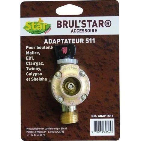 Star-jardin ADAPT 511 adattatore per bombola di gas 6 kg