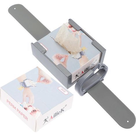 Ultradünnes Papierset für tragbare Handgelenk-Dauerwellen, Friseurbedarf – 7 x 6,2 cm (1/4)