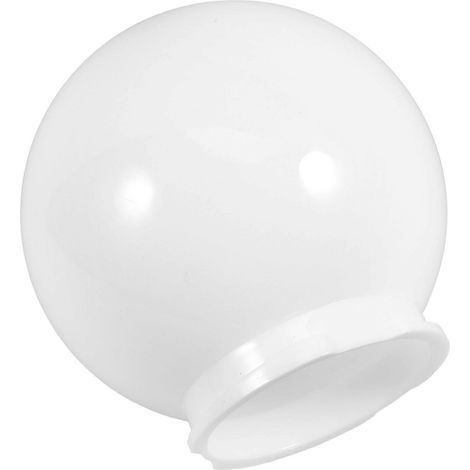 Abat-jour sphérique en acrylique blanc, idéal pour les porches extérieurs, les lampadaires de terrasse, les appliques murales – abat-jour de plafond à haute luminosité, adapté aux jardins et (1/5)