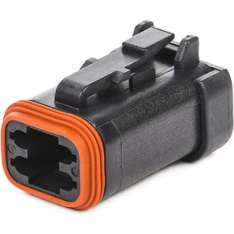 Connettore Serie DT Maschio 4 Vie CE05 (1/2)