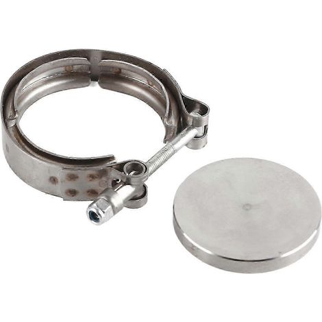 Kit de blocage de soupape de décharge, bride de blocage externe en acier inoxydable pour soupape de décharge à bride en V de 1,7 po/1,8 po (1/5)