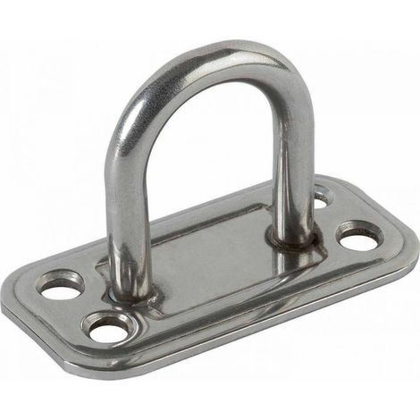 5 x PIASTRA 865/IN CAVALLOTTO FISSO INOX BASE 30X60 MM