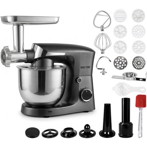 Spector 9 in 1 Stand Mixer 1500W Food Mixer Meat Grinder Kitchen Machine 5.5L