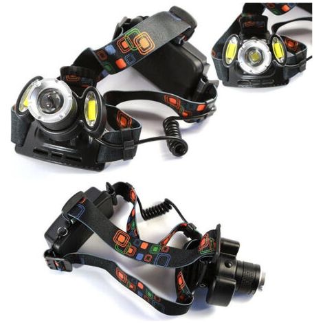 Lampada Frontale Led Cree Ricaricabile Car Casa 3led 8000w Light Bianca (1/4)