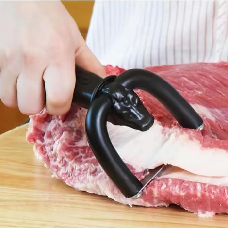Couteau de cuisine acier inoxydable ergonomique usage cuisine (1/5)