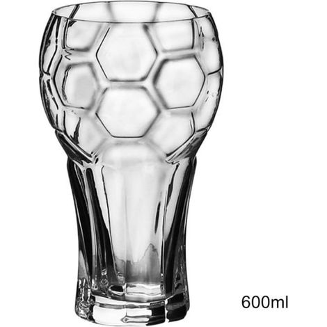 Chope bière forme ballon foot, 600 ml, humoristique, pour papa, bar, barbecue, réunion famille, soirée (1/5)