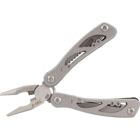 11-in-1 Multifunktionszange aus Edelstahl, 15 cm faltbar, professionelles Outdoor-Campingwerkzeug, ausziehbare Überlebensausrüstung (1/5)