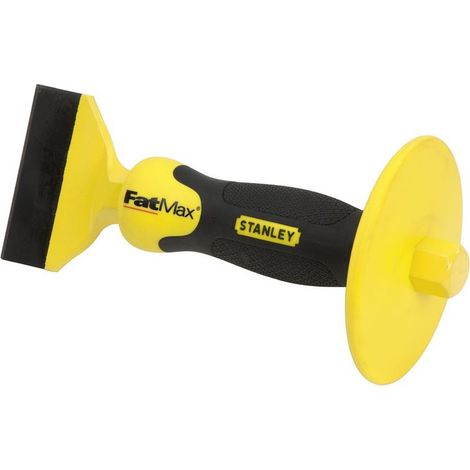 Stanley - FatMax Cincel para ladrillos FatMax CON PROTECTOR 100 x 215mm 4-18-328, Amarillo, 5.1 cm